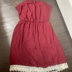 Maroon dress